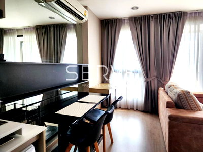 Condos for rent : 2 Beds Large Room City View Fully furnished Good Location Close To BTS Ratchathewi 300 m.,Chulalongkorn University @ Ideo Q Ratchathewi