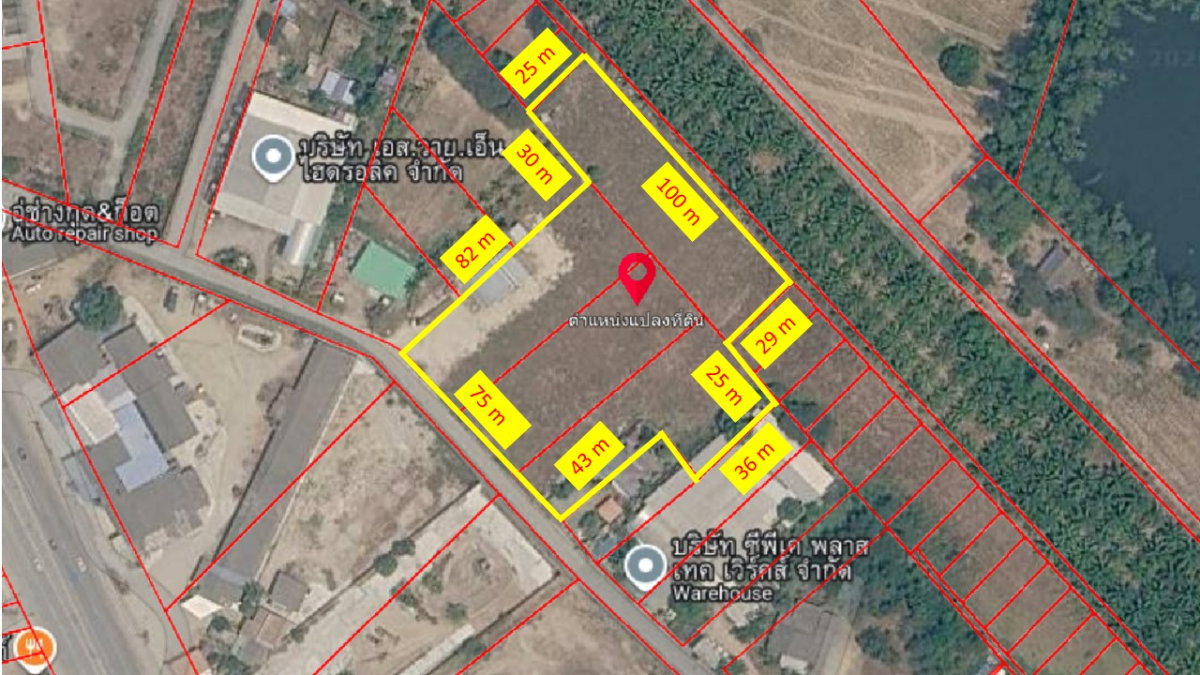 รูป ขายที่ดินสวย ถูกกว่าตลาด 25% ขนาด 5-3-81 ไร่ ใกล้เส้น 3138 โลตัสบ้านบึง โคตรคุ้ม เหมาะลงทุน - รูปที่ 2/5