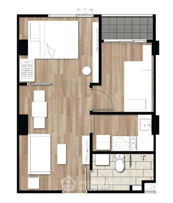 picture 2-BR Condo Atmoz Ladprao 15, 6th Floor, 36.7 Sqm near MRT Lat Phrao (ID 3065716) - 8/17