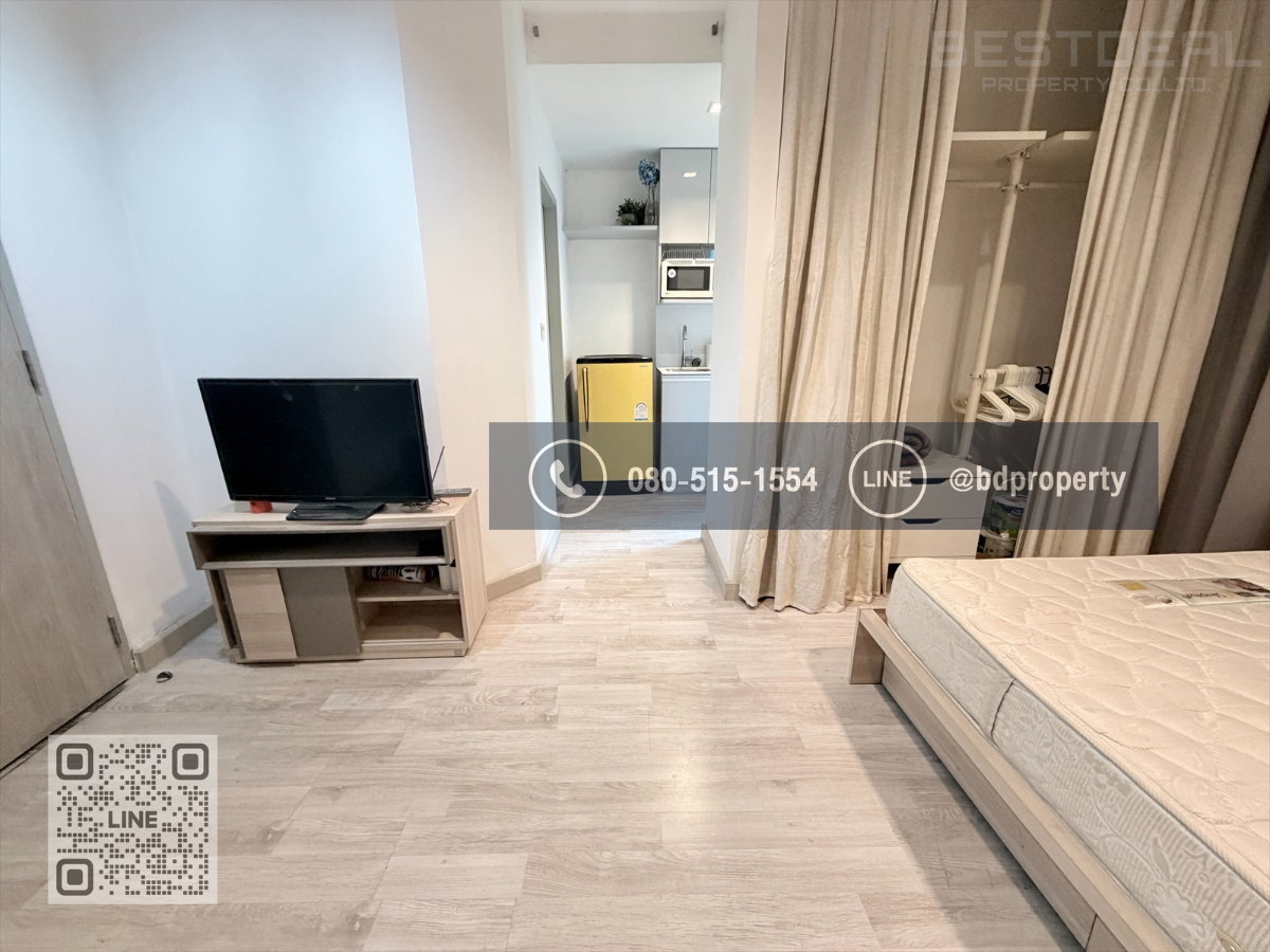 รูป Bestdeal ขายด่วน ขายเพียง 2.55 ล้านเท่านั้น ราคาต่ำกว่าตลาด Studio 22 sqm. ราคาร่วมทุกค่าใช้จ่าย ดูลงทุนไม่ควรพลาด ใกล้MRT และ เซ็นทรัลพระราม 9 - รูปที่ 6/14