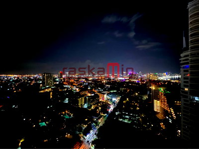 Condos for rent : Zire Wongamat 1 Bedroom Beachfront Condo for Rent | Partial Sea View & City View | North Pattaya