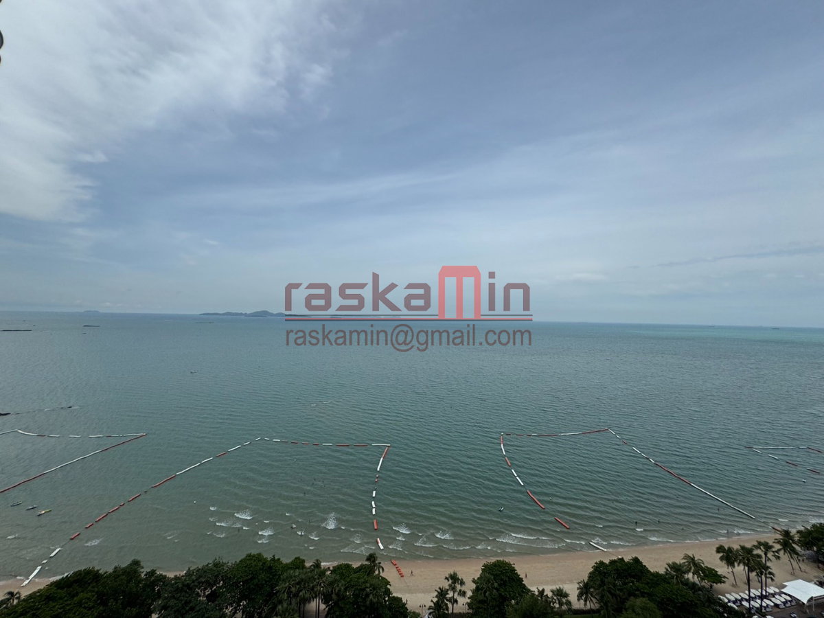 picture Zire Wongamat | Beachfront Condo for Sale | 2 Bed 2 Bath 98 sqm High Floor Sea View - 1/22