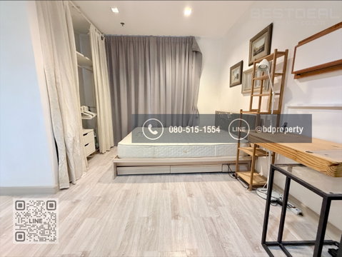 Bestdeal ขายด่วน ขายเพียง 2.55 ล้านเท่านั้น ราคาต่ำกว่าตลาด Studio 22 sqm. ราคาร่วมทุกค่าใช้จ่าย ดูลงทุนไม่ควรพลาด ใกล้MRT และ เซ็นทรัลพระราม 9