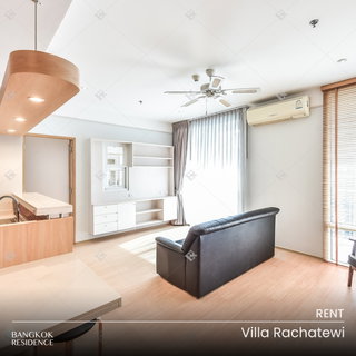 รูปภาพ  Rent Condo ⭐ Villa Rachatewi, 2BR 84sqm 37K 🌠 High floor, fully furnished near BTS Ratchathewi 