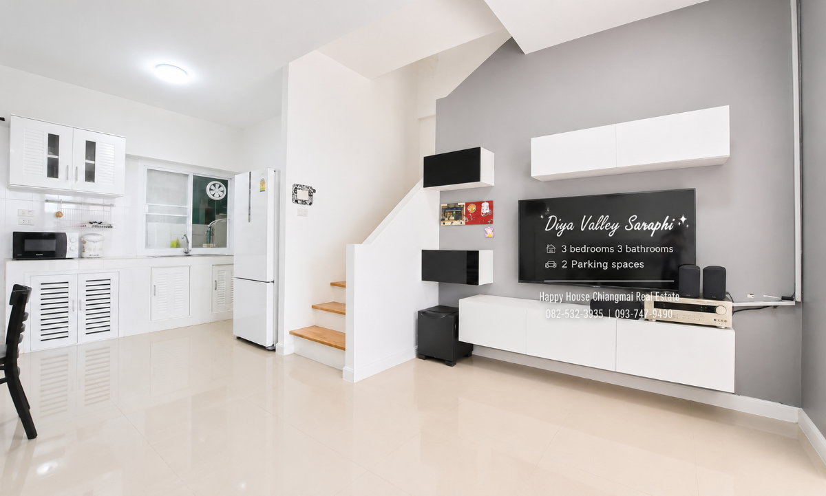 รูป ให้เช่า ทาวน์โฮม 2 ชั้น ในหมู่บ้านดีญ่า วาเล่ย์ สารภี โทร 082-532-3935 - รูปที่ 5/26