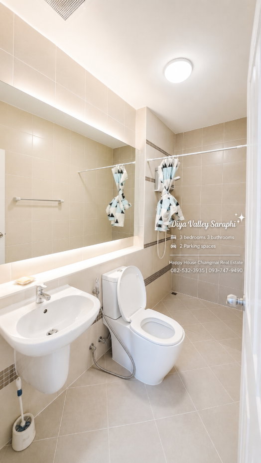 รูป ให้เช่า ทาวน์โฮม 2 ชั้น ในหมู่บ้านดีญ่า วาเล่ย์ สารภี โทร 082-532-3935 - รูปที่ 18/26