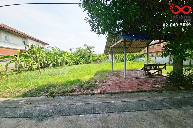 รูป ขายที่ดิน ถนนรามอินทรา 130.8 ตร.ว. ถมแล้ว ซอยรามอินทรา 103/3 หมู่บ้านแมกไม้ เหมาะสร้างบ้าน ใกล้รถไฟฟ้า - รูปที่ 5/6