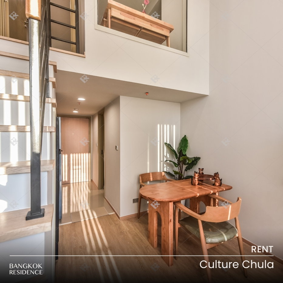 รูป เช่าคอนโด 🌆 Culture Chula 1นอน 36ตร.ม. 33k 💎 ห้องสวย กว้าง สัดส่วนลงตัวใกล้ MRT สามย่าน - รูปที่ 1/13