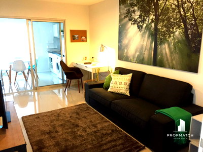 คอนโดให้เช่า : PM023148 ✨Flash Deal ✨ Aspire Rama 9 (2Bed 1Bath 49 SQM.) พร้อมอยู่ ! เพียง 22,000 บาทต่อเดือน Tel.0981315848 @propmatch
