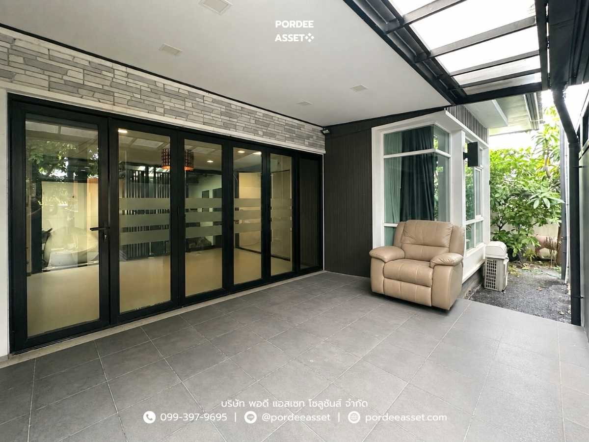 รูป ขาย!! บ้านเดี่ยวหลังใหญ่ มัณฑนา วงแหวน–บางบอน พร้อมส่วนต่อเติมห้องทำงานหรือสตูดิโอ (ขนาด 101 ตร.ว.) บางบอน กทม. - รูปที่ 23/38