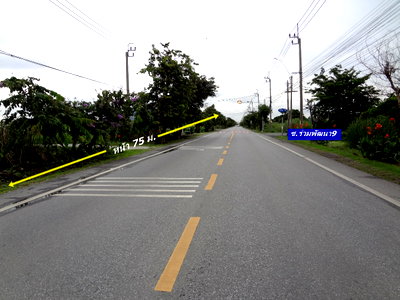 ที่ดิน เขตหนองจอก : ที่ดินติดถนนร่วมพัฒนา-สุวินทวงศ์ กม.43 หนองจอกพื้นที่7ไร่ ใก้ลขนส่งพื้นที่4 ออกถนนสุวินทวงศ์,หลวงแพ่งลาดกระบังได้เหมาะทำโกดัง,ปั๊ม,โครงการบ้านจัดสรร