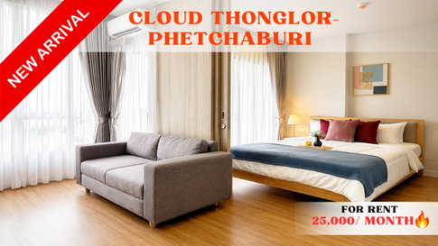 🍀🍀Great Facilities🔥FOR RENT📌CLOUD Thonglor–Phetchaburi (Line: @rent2022) | Prime Location & Shuttle Service 🚐