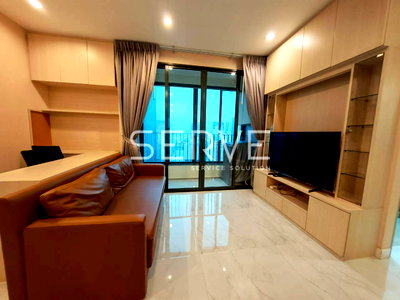 Condos for rent : 2 Beds Large Room High Fl. 20+ City View Fully furnished Good Location Close to MRT Phra Ram 9   250 m. @ Ideo Mobi Rama 9