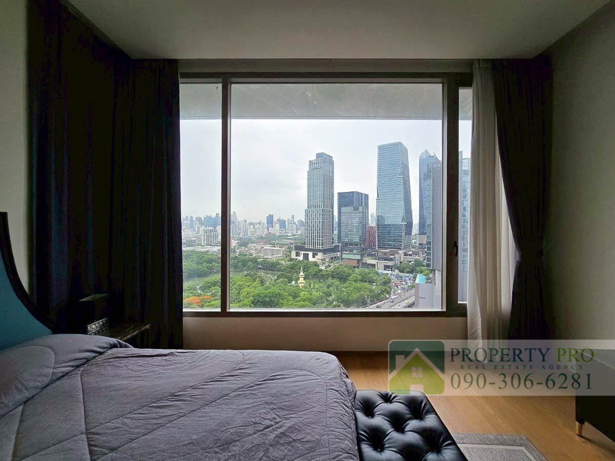 รูป ให้เช่า คอนโด ศาลาแดง วัน แบบ 2 ห้องนอน ขนาด 120 ตรม ห้องมุม วิวสวนลุม เฟอร์นิเจอร์ เครื่องใช้ไฟฟ้าครบ ใกล้ MRT ลุมพินี สีลม ราชดำริ สาทร : MJ26R-008 - รูปที่ 12/30