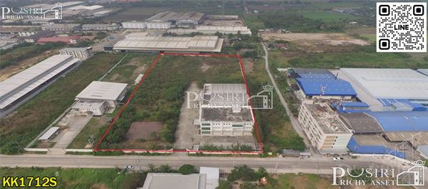 รูป ขาย ที่ดินอุตสาหกรรม สีม่วงแท้ 100 % พร้อมคลังสินค้าและสำนักงาน บนที่ดิน 13 ไร่เศษ ใกล้ถนนเศรษฐกิจไม่ถึง 1 กิโล ถนนกว้างตลอดทาง - KK1712S - รูปที่ 4/7