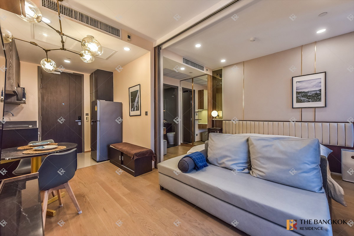 รูป เช่าคอนโด⭐Ashton Chula-Silom 1นอน 34ตร.ม. 28k 💛 ห้องBuilt in สวย แต่งครบ ใกล้ MRT สามย่าน  - รูปที่ 2/10