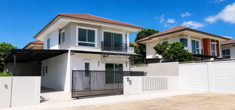 Houses for sale : For Sale House , The Trust Ville Watcharapol – Hathairat , corner unit , wide frontage , newly renovated , Bueng Kham Phoi , Lam Luk Ka , Pathum Thani , CX-163157 ✅ Live chat with us ADD LINE @connexproperty ✅