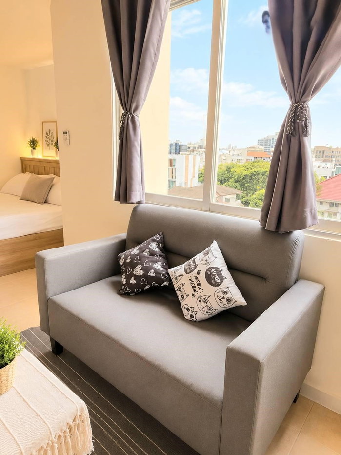 picture 🔥 Pete Ratchada Condominium, Studio room, 32 sq.m., near MRT Ratchadaphisek, only 9,500 THB ✨ Spacious room, great value, ready to move in 🏙️ - 4/9