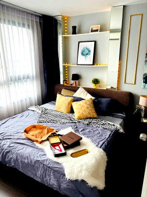 คอนโดให้เช่า : ND0946  For rent  IDEO Sukhumvit 93 (ติด BTS บางจาก)  วิวสระ  เฟอร์ครบ