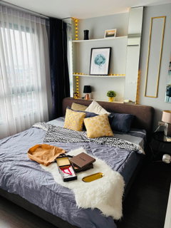รูปภาพ ND0946  For rent  IDEO Sukhumvit 93 (ติด BTS บางจาก)  วิวสระ  เฟอร์ครบ