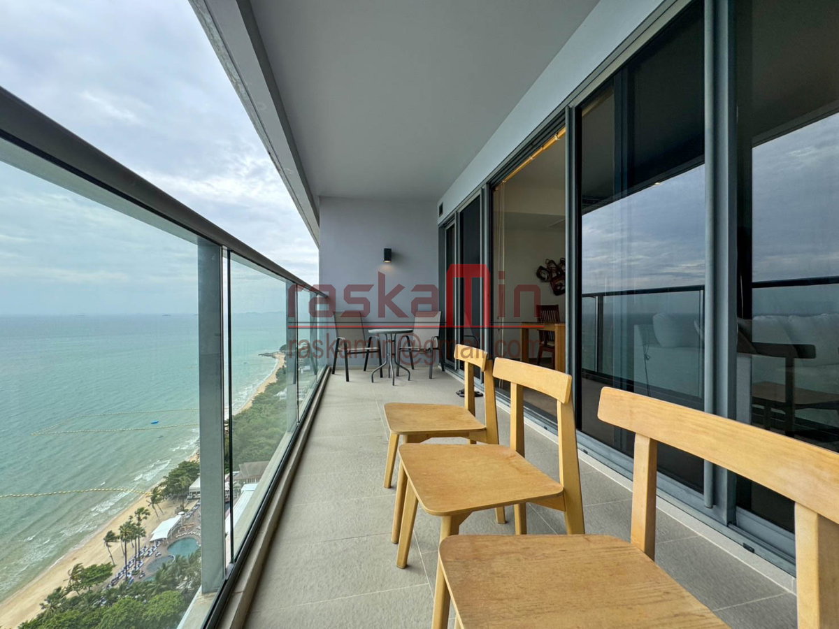 picture Zire Wongamat | High-Floor Beachfront Condo, 2BR/2BA – For Sale - 18/22