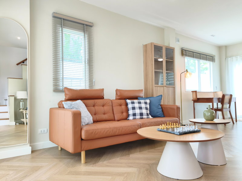 บ้านแฝดให้เช่า : 3BR Home Near Regent International School & Mabprachan Reservoir
