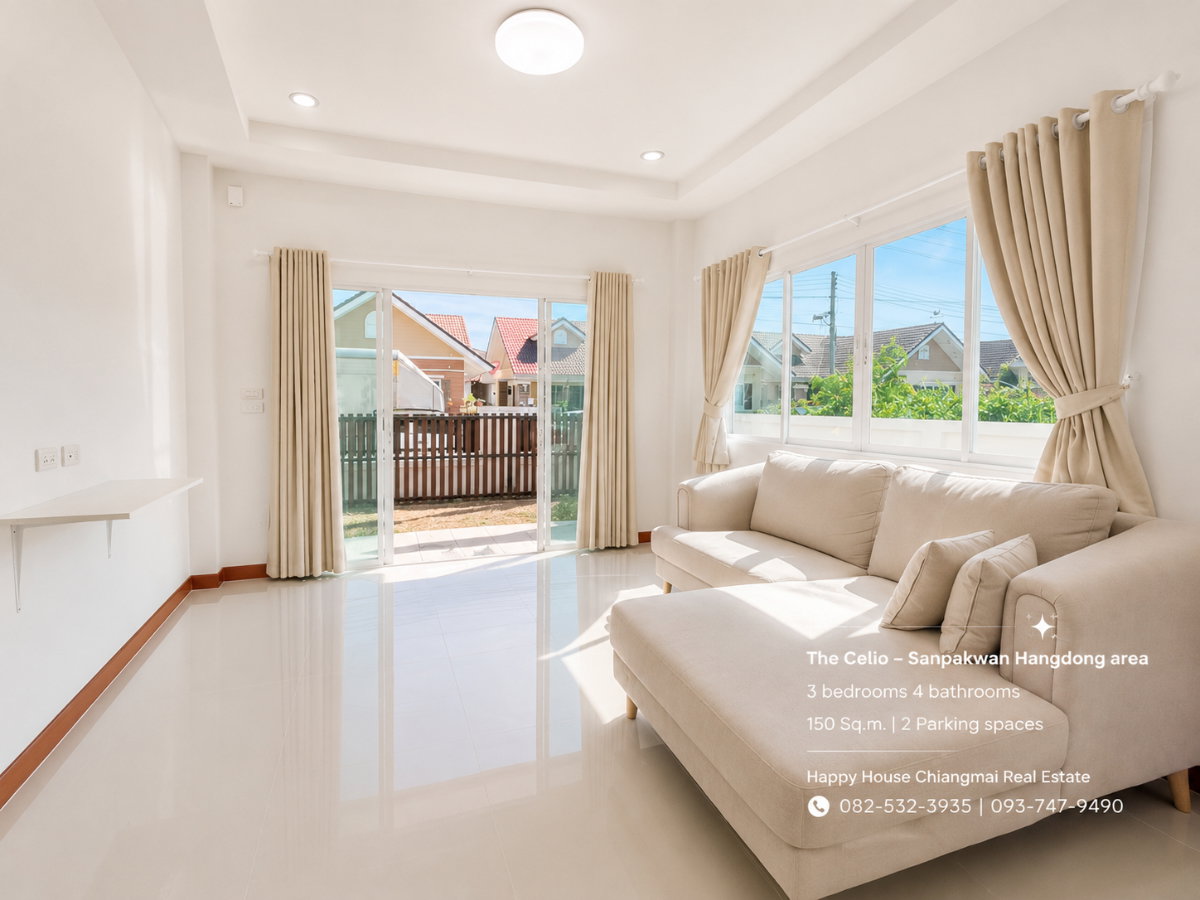รูป ให้เช่า บ้านเดี่ยวในหมู่บ้าน เดอะ เซลิโอ (3 ห้องนอน) 082-532-3935 Apple - รูปที่ 6/19