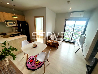 Condos for rent : 2 Beds Large Room City View Fully furnished Good Location Close to MRT Chula Kasem @ Nue Noble Ngamwongwan 
