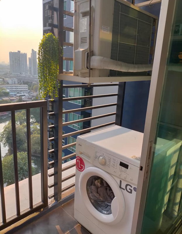 รูป The base Sukhumvit 77 ชั้น18 ขนาด 30.33ตรม. 1นอน1น้ำ  เช่า 15,000 บาท/เดือน  Line ID : @wealth.co - รูปที่ 9/12