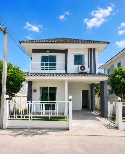 รูป ให้เช่าบ้านเดี่ยว ม.แลนซิโอคริป บ่อวิน ศรีราชา - รูปที่ 1/13