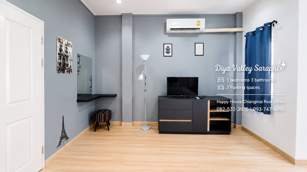 รูป ให้เช่า ทาวน์โฮม 2 ชั้น ในหมู่บ้านดีญ่า วาเล่ย์ สารภี โทร 082-532-3935 - รูปที่ 15/26
