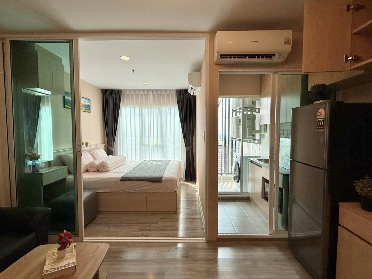 รูป 🏡 คอนโดรีเจ้นท์ โฮม บางนา | 1 ห้องนอน 28 ตร.ม. ห้องบิวท์อินสวย พร้อมเข้าอยู่ - รูปที่ 4/9