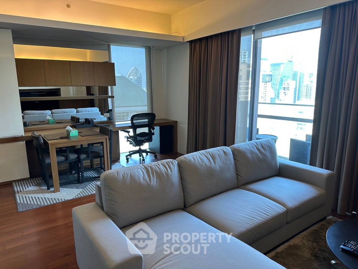 picture High-Floor 1-BR 73 Sqm At Hansar Bangkok Hotel, 100m to BTS Ratchadamri (ID 993201) - 1/19