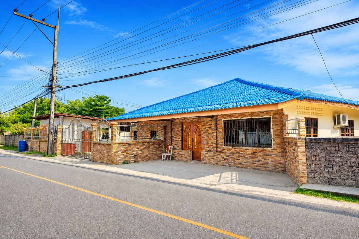 รูป ขายบ้านพร้อมที่ดิน อ.เชียงคำ พะเยา พื้นที่กว้าง พร้อมโกดัง บนพื้นที่ 278 ตร.วา เหมาะทำธุรกิจ / อาคารพาณิชย์ - รูปที่ 2/15