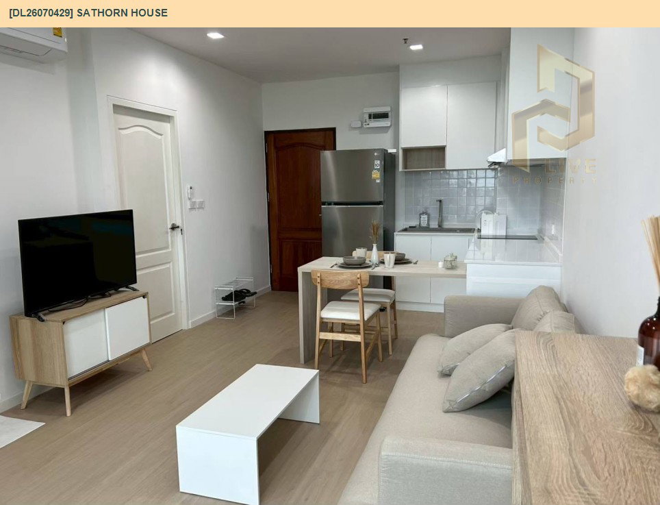 รูป DL26070429 ให้เช่าคอนโด สาธร เฮ้าส์ (Sathorn House) ใกล้ BTS สุรศักดิ์ พร้อมเข้าอยู่ โทรด่วน 0614453194 LineID @952jdxxk - รูปที่ 3/6