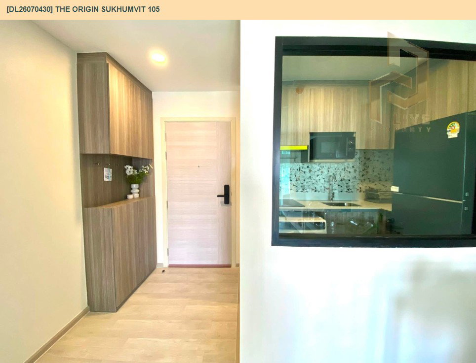 รูป DL26070430 ให้เช่าคอนโด ดิ ออริจิ้น สุขุมวิท 105 (The Origin Sukhumvit 105) ใกล้ BTS แบริ่ง พร้อมเข้าอยู่ โทรด่วน 0653619502 LineID @952jdxxk - รูปที่ 11/14