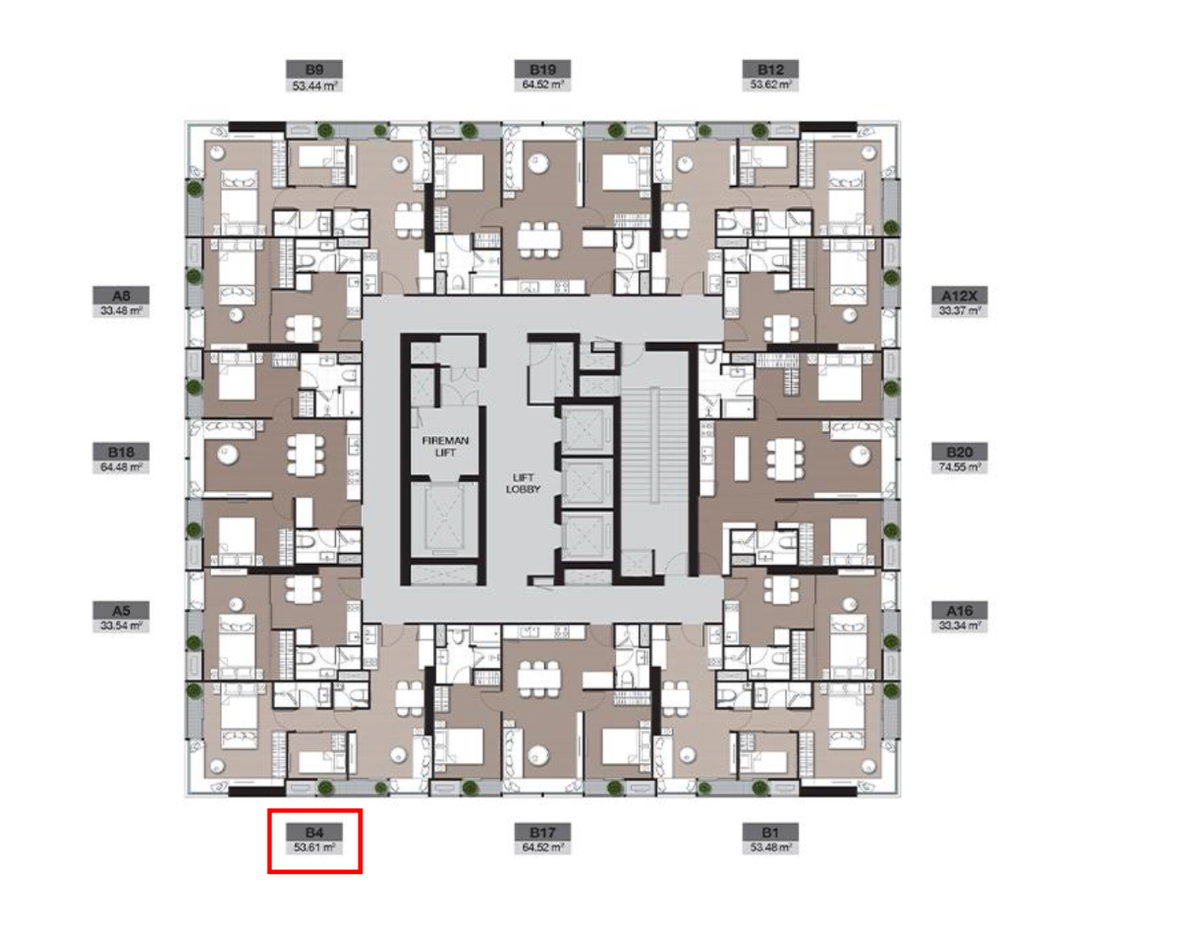 รูป Noble Form Thonglor ขาย 1 ห้องนอน ห้องเปล่าสภาพป้ายแดง สำหรับคนชอบแต่งห้องเอง เลย์เอาท์ลึกโปร่ง สภาพดีมาก - รูปที่ 2/23