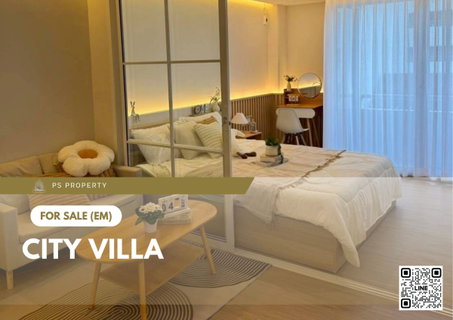Urgent Sale 📍 City Villa 📍 Fully renovated, fully furnished, near MRT Lat Phrao 101.