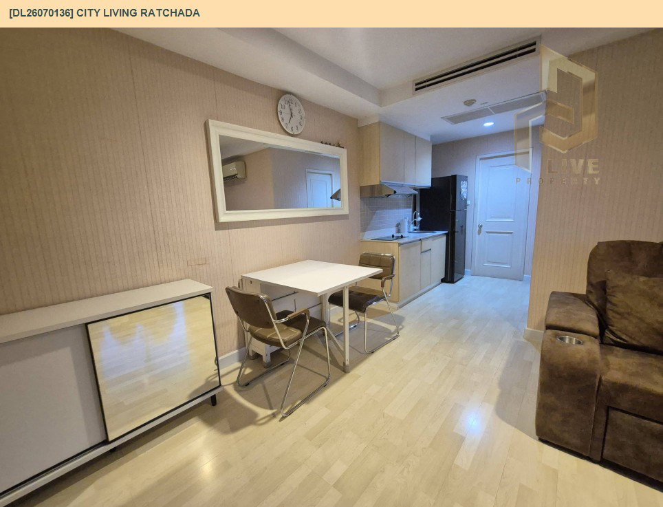 รูป DL26070136 ขายคอนโด ซิตี้ ลีฟวิ่ง รัชดา (City Living Ratchada) ใกล้ MRT ห้วยขวาง พร้อมเข้าอยู่ โทรด่วน 0638692663 LineID @952jdxxk - รูปที่ 5/13