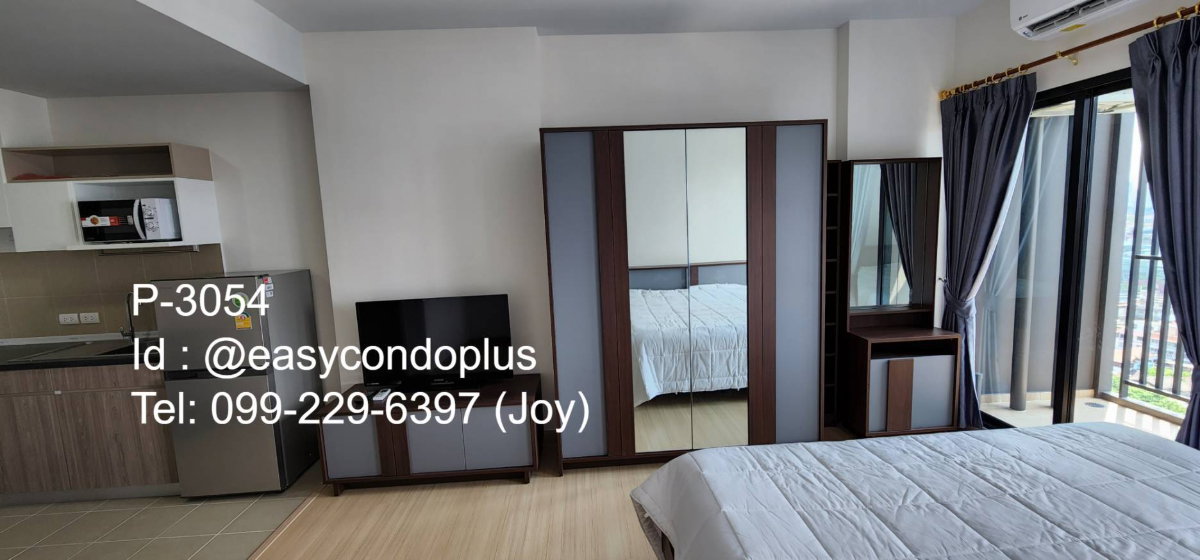 รูป P-3054 ให้เช่า(ศุภาลัย ลอฟท์ ประชาธิปก–วงเวียนใหญ่) | ชั้นสูง วิวเมือง | พร้อมอยู่📞 Line ID: @easycondoplus | โทร. 099-229-6397 - รูปที่ 2/12
