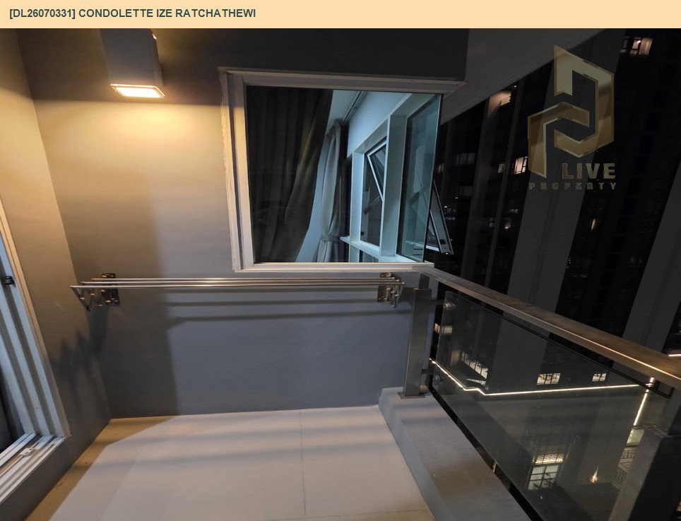 รูป DL26070331 ให้เช่าคอนโด คอนโดเลต ไอซ์ ราชเทวี (Condolette Ize Ratchathewi) ใกล้ BTS ราชเทวี พร้อมเข้าอยู่ โทรด่วน 0614453194 LineID @952jdxxk - รูปที่ 10/10