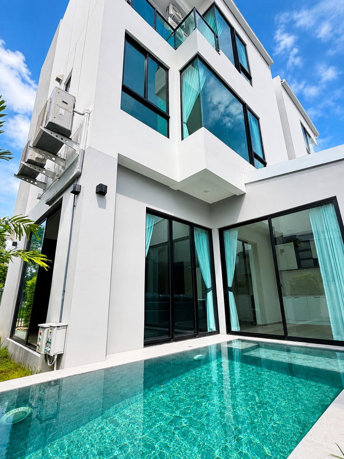 รูป 🏡✨ ให้เช่า The Forest Prime Pool Villa พูลวิลล่าสุดหรู ใกล้สนามบินสุวรรณภูมิ 🔥ค่าเช่าเพียง 65,000 บาท/เดือน - รูปที่ 5/20