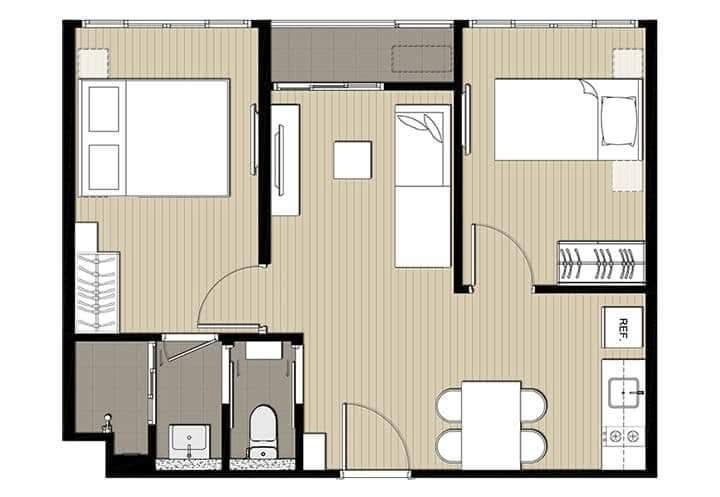 picture 🎈#MT2607_064🎈💥Urgent💥 Available August 1st, 2026. Click quickly before it's gone‼️ For Rent 1️⃣9️⃣k.🔥 Elio Del Moss Phahonyothin 34 Condo - 16/17