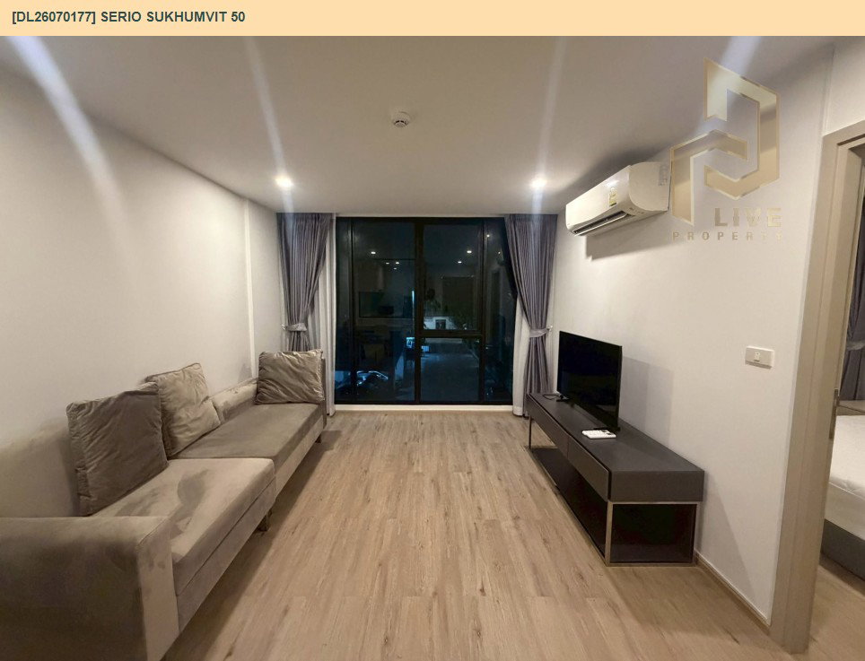 รูป DL26070177 ให้เช่าคอนโด เซอริโอ้ สุขุมวิท 50 (Serio Sukhumvit 50 ) ใกล้ BTS อ่อนนุช พร้อมเข้าอยู่ โทรด่วน 0653619502 LineID @952jdxxk - รูปที่ 4/9