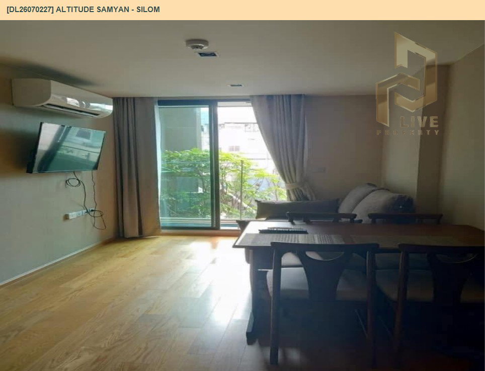 รูป DL26070227 ให้เช่าคอนโด อัลติจูด สามย่าน - สีลม (Altitude Samyan - Silom) ใกล้ MRT สามย่าน พร้อมเข้าอยู่ โทรด่วน 0653619502 LineID @952jdxxk - รูปที่ 6/11