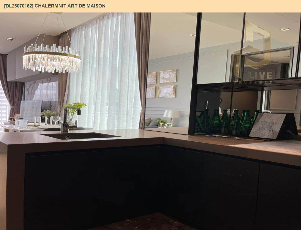 รูป DL26070152 ให้เช่าคอนโด เฉลิมนิจ อาร์ต เดอ เมซง สุขุมวิท 53 (Chalermnit Art De Maison Sukhumvit 53) ใกล้ - พร้อมเข้าอยู่ โทรด่วน 0614453194 LineID @952jdxxk - รูปที่ 7/10