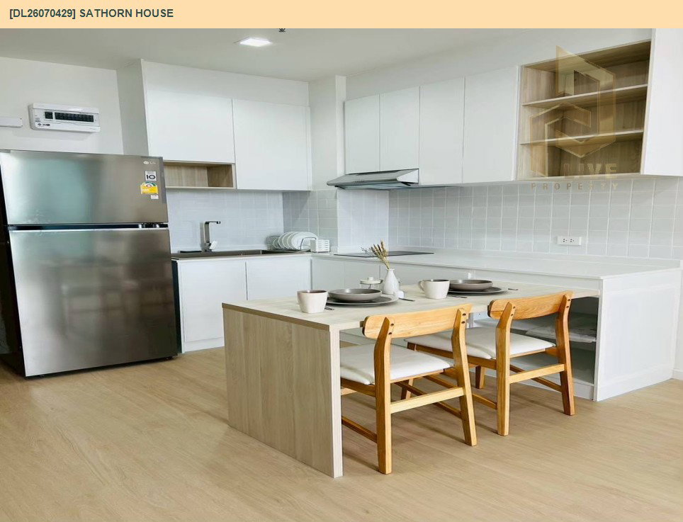 รูป DL26070429 ให้เช่าคอนโด สาธร เฮ้าส์ (Sathorn House) ใกล้ BTS สุรศักดิ์ พร้อมเข้าอยู่ โทรด่วน 0614453194 LineID @952jdxxk - รูปที่ 2/6