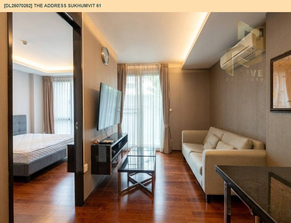 รูป DL26070262 ให้เช่าคอนโด ดิ แอดเดรส สุขุมวิท 61 (The Address Sukhumvit 61) ใกล้ BTS เอกมัย พร้อมเข้าอยู่ โทรด่วน 0638692663 LineID @952jdxxk - รูปที่ 10/13