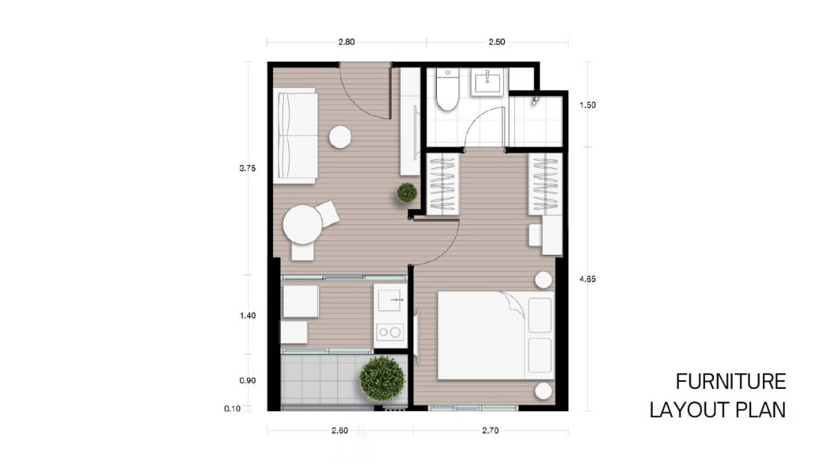 รูป PM038605 ✨Flash Deal ✨ Nue District R9 (1Bed 1Bath 31 SQM.) พร้อมอยู่ ! เพียง 24,000 บาทต่อเดือน Tel.0981315848 @propmatch - รูปที่ 8/12