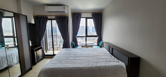 รูปภาพ P-3054 | For Rent: Supalai Loft Prajadhipok – Wongwian Yai | High Floor | City View | Ready to Move In